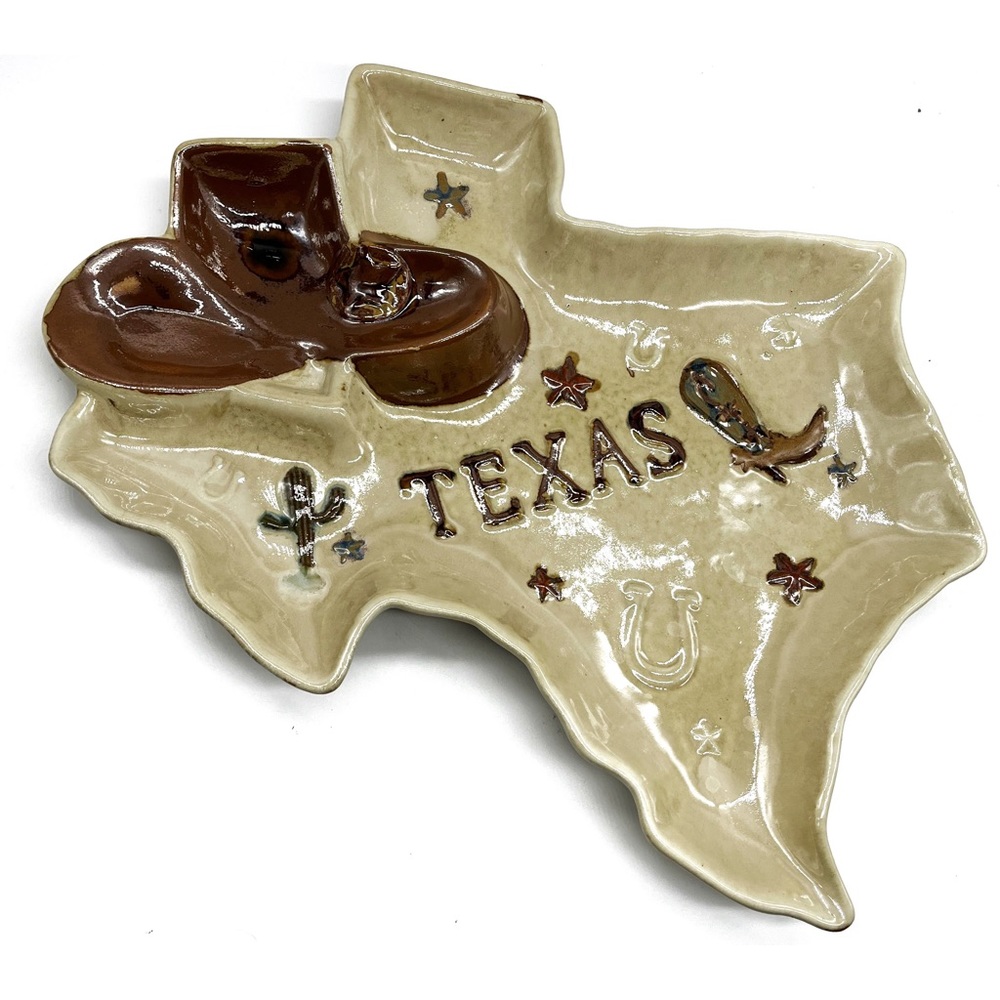 Homestudio Canyon Ranch Nacho Dip Serving Platter Texas State Homestead Tray